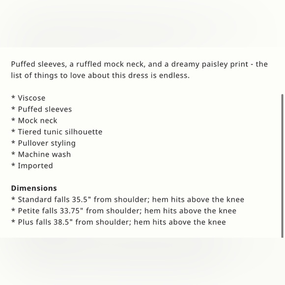 anthropologie Cady Tiered Tunic Swing Style Dress Small - Picture 7 of 7